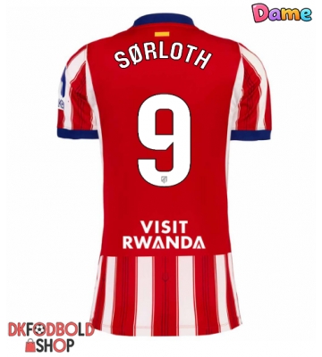 Atletico Madrid Alexander Sorloth #9 Hjemmebanetrøje Dame 2026-27 Kort ærmer Atletico Madrid Alexander Sorloth #9 Hjemmebanetrøje Dame 2026-27 Kort ærmer